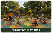 Conceptual children's play area Conceptual children's play area