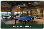 Conceptual indoor games room Conceptual indoor games room