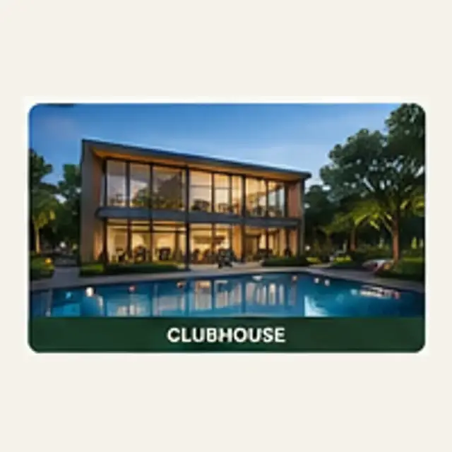 Embassy Navaratna Agrahara clubhouse with lounge seating and landscaped gathering areas